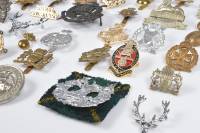 Lot 141 - An assortment of Regimental Cap Badges