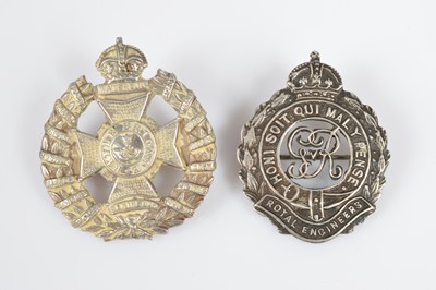 Lot 155 - A group of seven Sterling Silver and enamel Regimental Sweetheart brooches