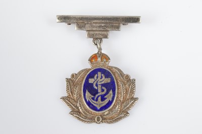 Lot 156 - A group of five Sterling Silver Royal Air Force and Naval Sweetheart Brooches