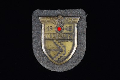 Lot 167 - A WWII German Army/Waffen SS Kuban Shield