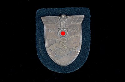 Lot 168 - A WWII German Army/Waffen SS Krim Campaign Shield