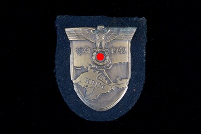 Lot 169 - A WWII German Army/Waffen SS Krim Campaign Shield