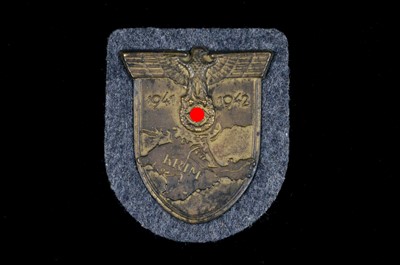 Lot 170 - A WWII German Army/Waffen SS Krim Campaign Shield