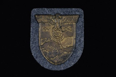 Lot 170 - A WWII German Army/Waffen SS Krim Campaign Shield