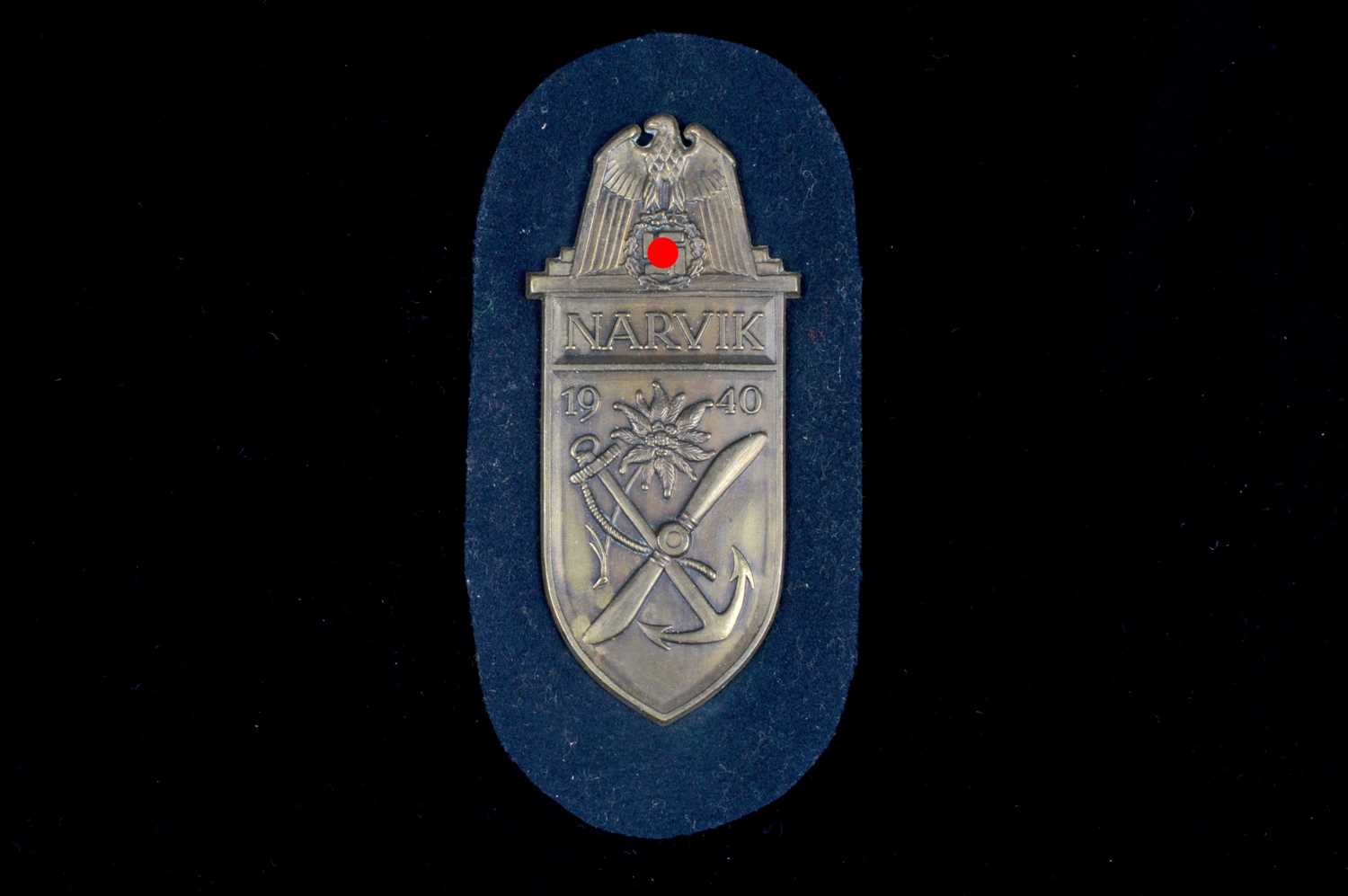 Lot 173 - A WWII German Narvik Campaign Shields