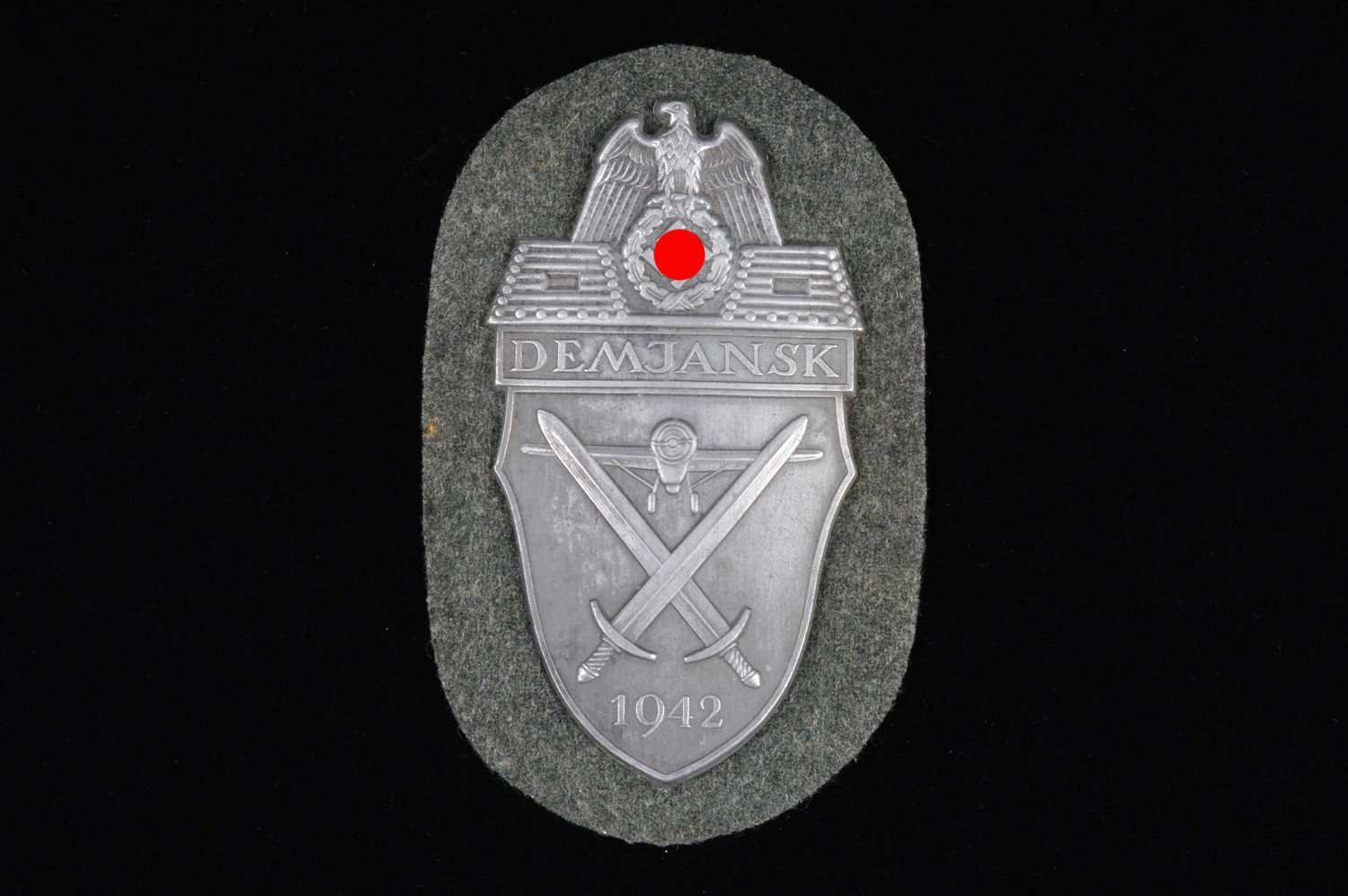 Lot 174 - A WWII German Demjansk Shield