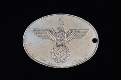 Lot 175 - A German Gestapo Warrant Disc