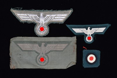 Lot 186 - A group of German Heer/Army Cloth Patches and Insignia
