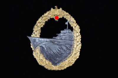 Lot 201 - A Kriegsmarine Destroyer War badge