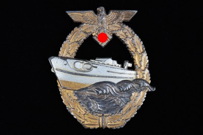 Lot 202 - A Kriegsmarine E-Boat Wat badge