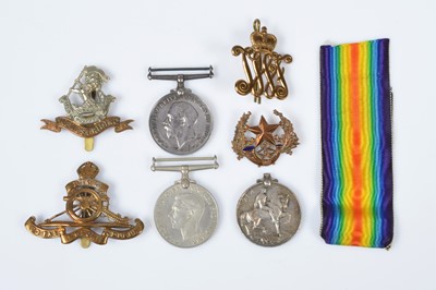 Lot 238 - Two WWI British War medals