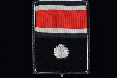 Lot 264 - A cased German oak leaves to the Knight's Cross of the Iron Cross