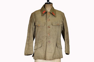 Lot 271 - A WWII Imperial Japanese Army (IJA) Type 98 Summer Service Tunic and trousers