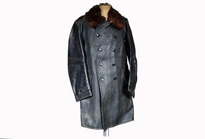 Lot 272 - A Swedish Army Officer's Goatskin Coat