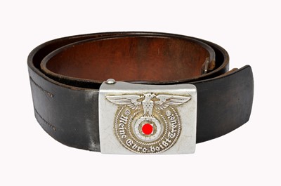 Lot 279 - A Waffen SS Enlisted Personnel Belt and Buckle