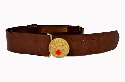 Lot 280 - A Third Reich NSDAP Political Leaders Belt and Buckle