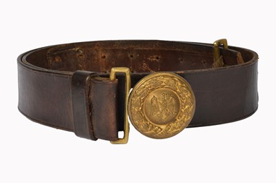 Lot 281 - A Third Reich Penal Official's Belt and Buckle