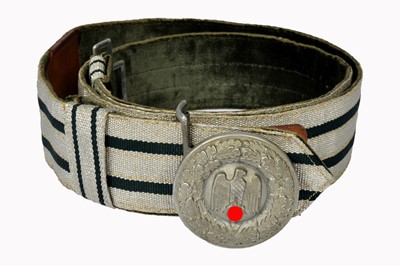 Lot 286 - A WWII Army/Heer Officer's Parade Belt and Buckle