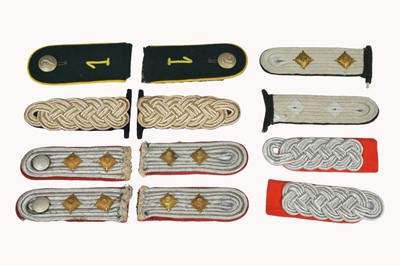 Lot 288 - A group of six Pairs of German Shoulder Boards