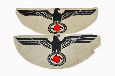 Lot 303 - Two Army/Heer Sports Vest Eagles