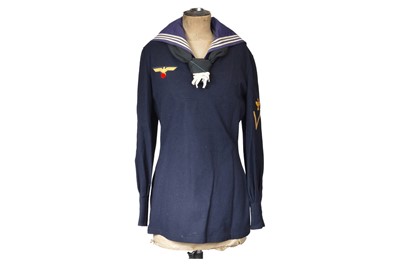 Lot 317 - A WWII Kriegsmarine Blue Wool Jumper