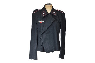 Lot 324 - A WWII German SS Panzer Wrap over Tunic