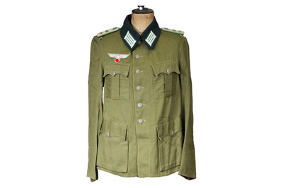 Lot 325 - A WWII German Army Tropical Field Tunic