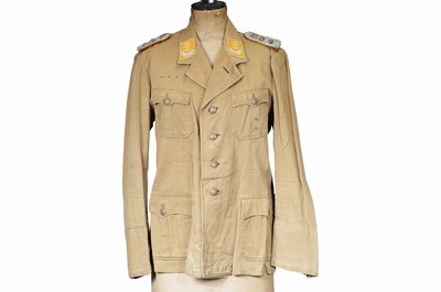 Lot 332 - A WWII Luftwaffe Tropical Tunic