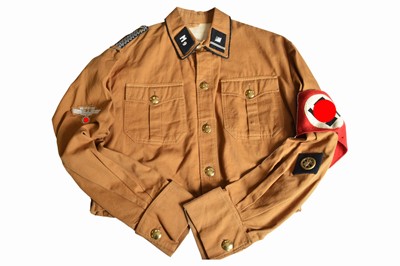 Lot 336 - A WWII German NSKK brown tunic