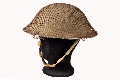 Lot 345 - A British WWII Brodie Helmet