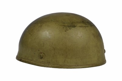 Lot 350 - A WWII British 1943 Dated Paratroopers Steel Combat Helmet