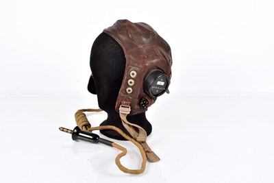 Lot 362 - A WWII Period British C-Type Flying Helmet