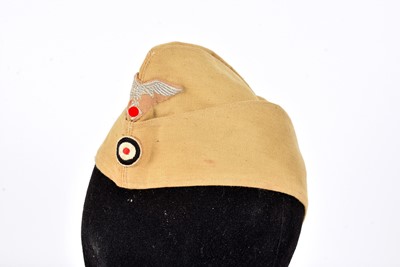 Lot 377 - A German WWII Luftwaffe Tropical Pattern Ors Overseas Sidecap