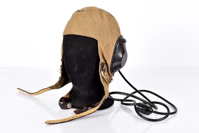 Lot 389 - A WWII German Luftwaffe LKPS101 Summer Flying Helmet