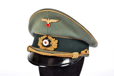 Lot 390 - A WWII German Wehrmacht General's peaked Cap
