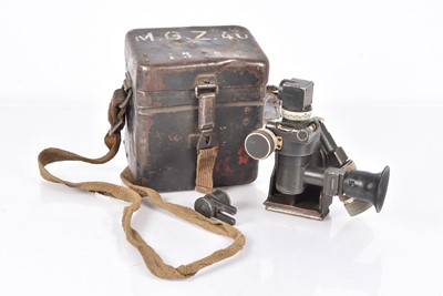 Lot 437 - A scarce MG34/42 Optical Sight and Case