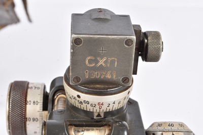 Lot 437 - A scarce MG34/42 Optical Sight and Case
