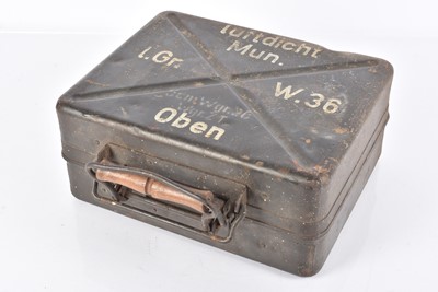 Lot 445 - A WWII German Ammunition Case