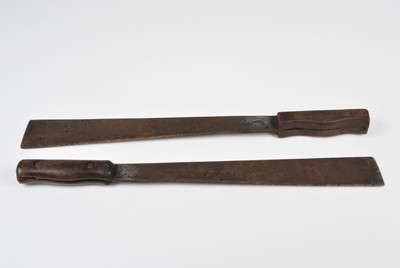 Lot 451 - Two WWII British Indian Army jungle machetes