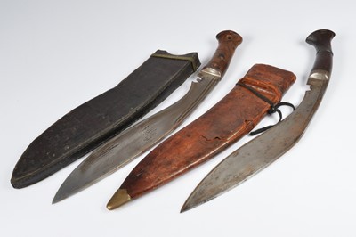 Lot 457 - Two Military Kukris