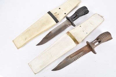 Lot 504 - Two SA80 Bayonets