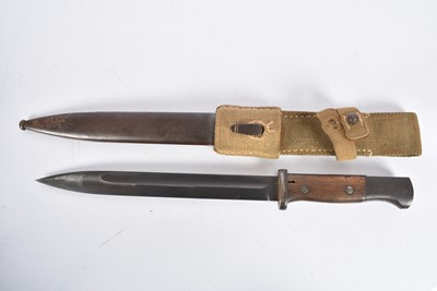 Lot 520 - A German K98 Matching Numbers Bayonet and Scabbard