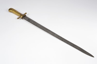 Lot 534 - A Rare Prussian M1810 Hirschfanger Sword Bayonet