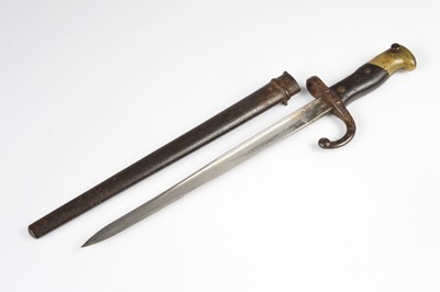 Lot 540 - A French M1874 Gras Cut Down Bayonet