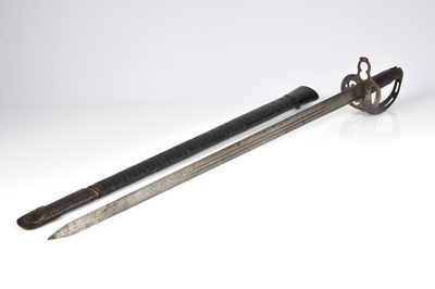 Lot 547 - A Scarce British Jacobs Sword Bayonet and Scabbard