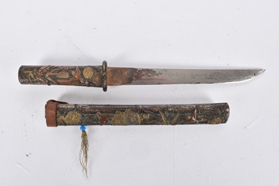 Lot 554 - A Miniature Japanese Tanto