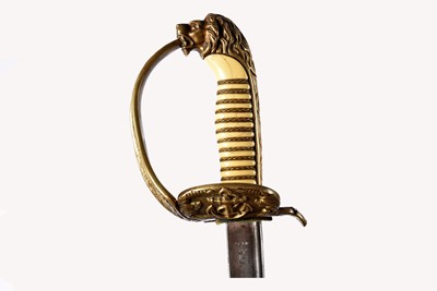 Lot 566 - A WWII German Naval Officer's Sword