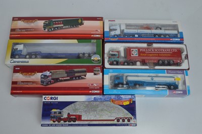 Lot 9 - Corgi and Cararama Haulage Vehicles (7)