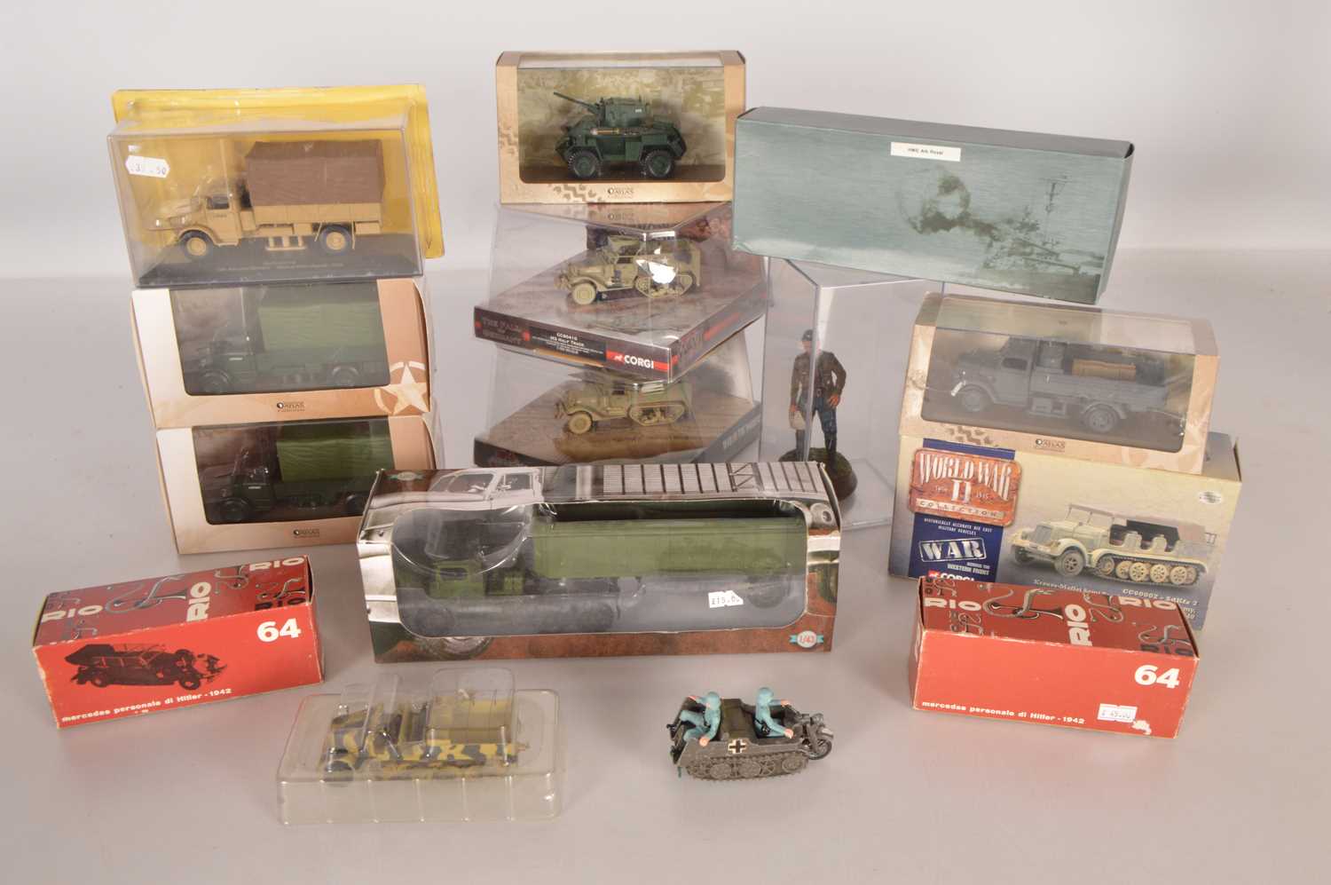 Lot 33 - WWII Military Diecast Vehicles and Models (15)