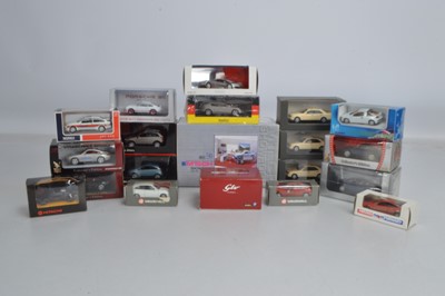 Lot 38 - Modern Diecast Modern Mainly Private Cars 1:43 Scale and Car Showroom Diorama (19)